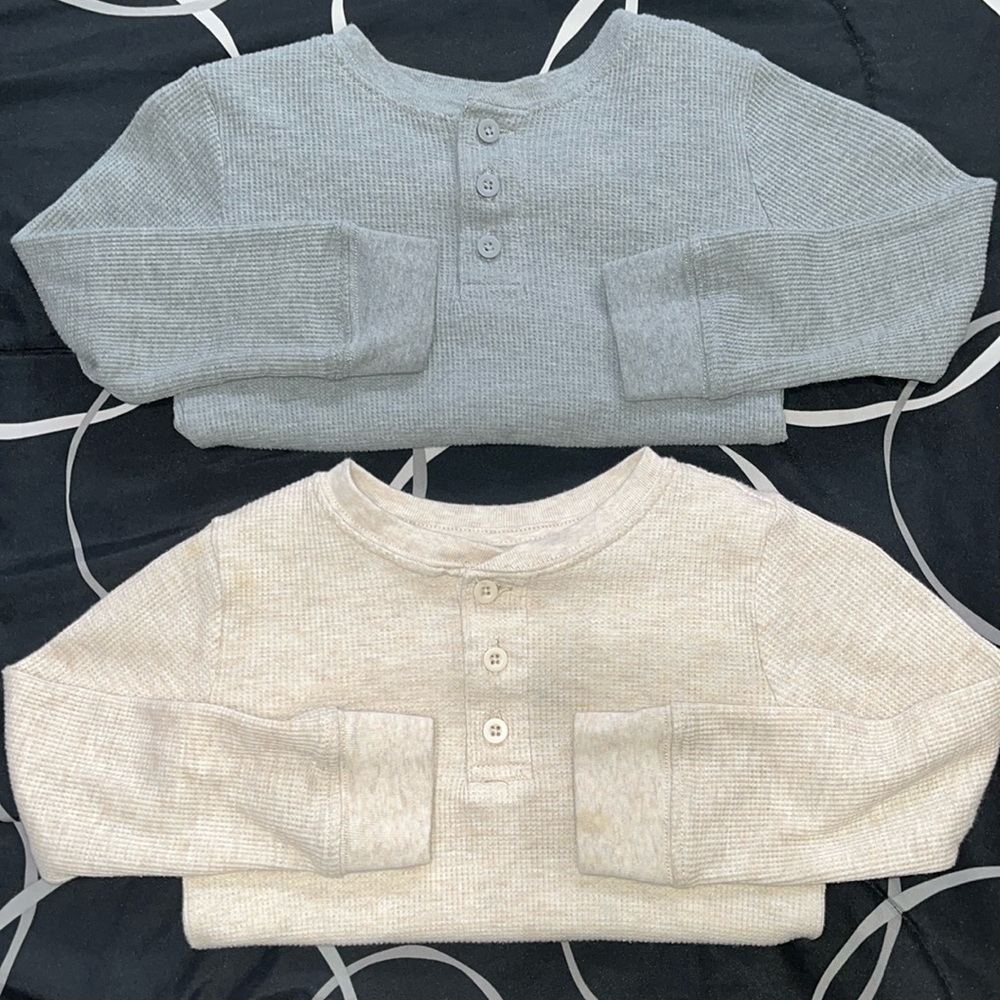 Garanimal thermal long sleeves with buttons 2 for 1